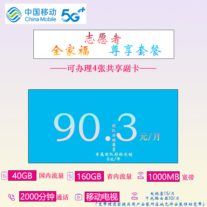 志愿者90.3元【尊享套餐】